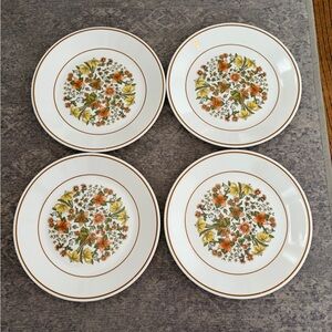 4 Corelle Indian Summer Lunch 8.5” Plates